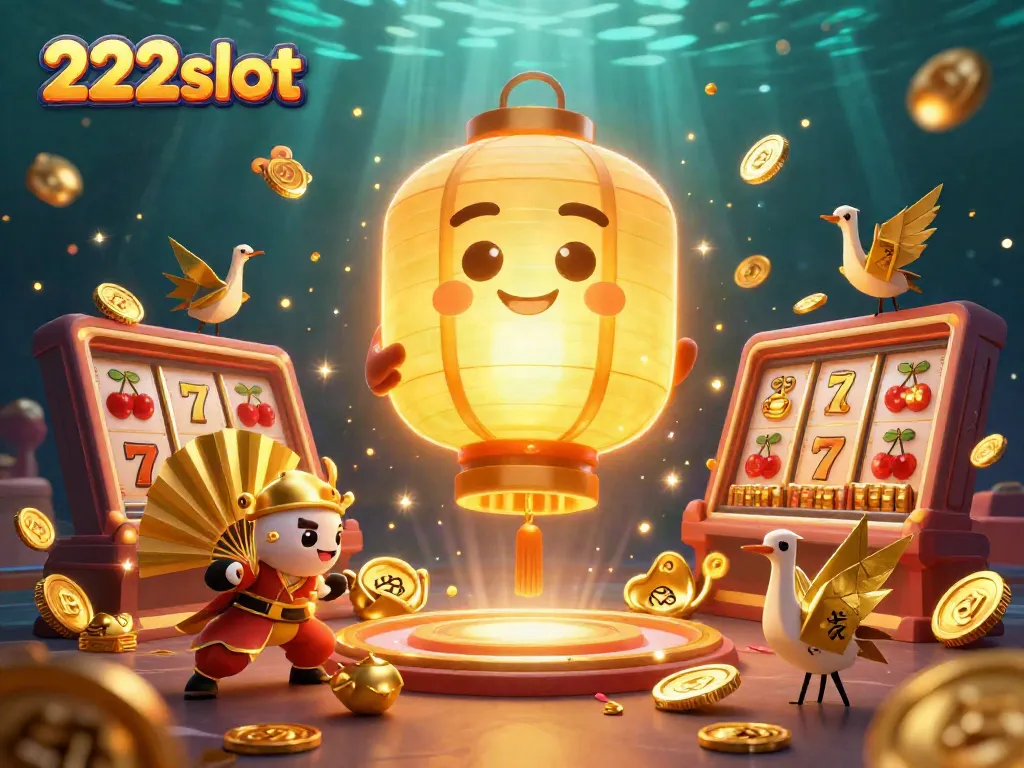 Slot 222slot dengan karakter unik di kasino digital yang meriah.