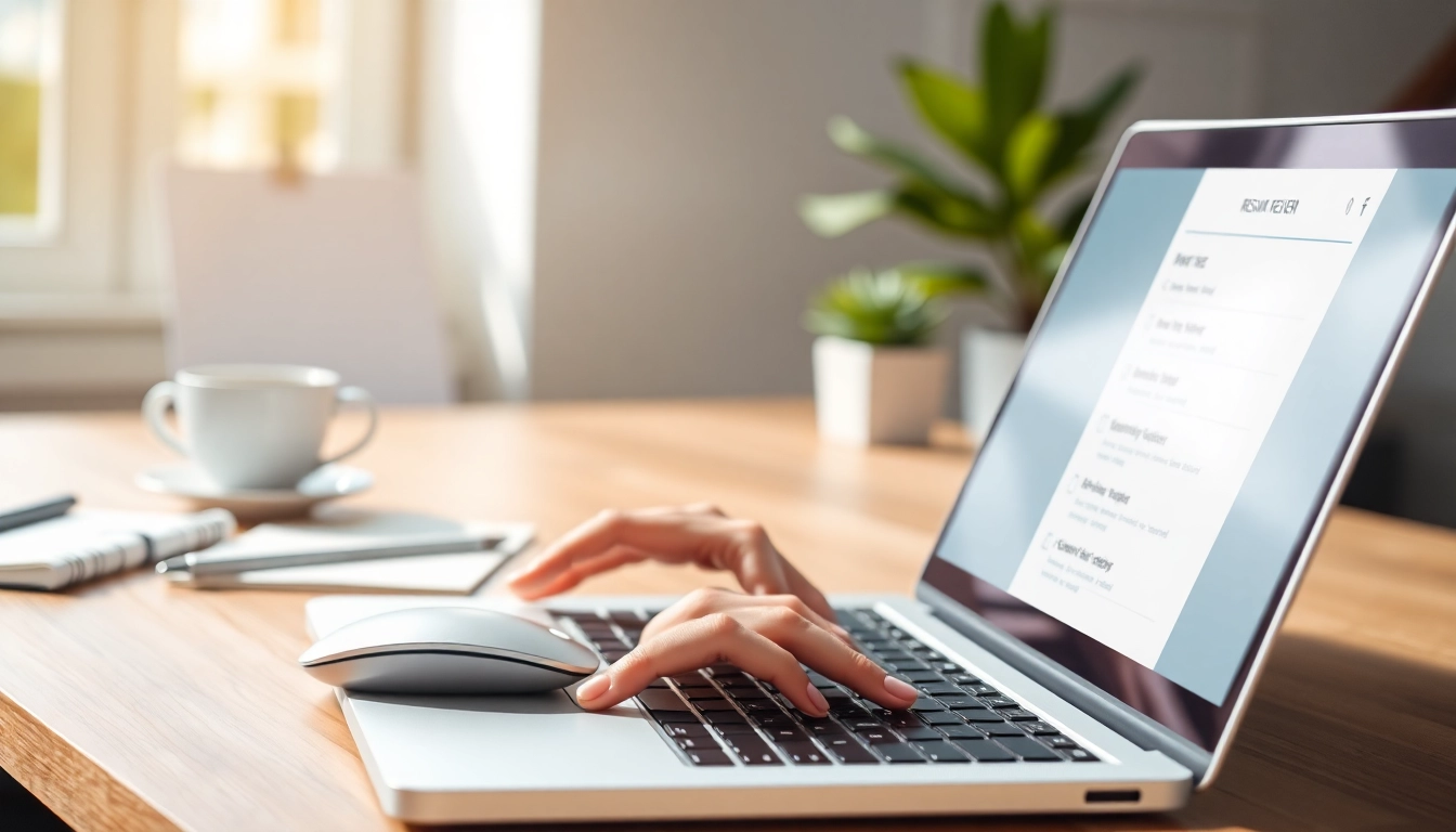 Explore a seamless resume builder interface that enhances your job application process.