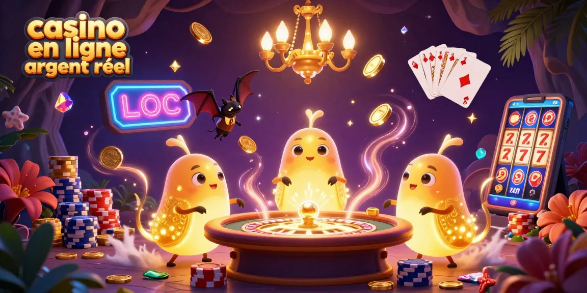 Célébrez l'excitation des jeux de casino en ligne argent réel avec des lucioles lumineuses illuminant une scène dynamique et colorée.