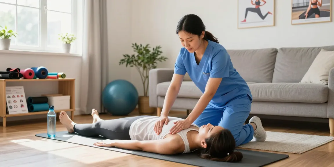 Mobile sports massage Sydney at a home setting enhancing patient care and wellness.