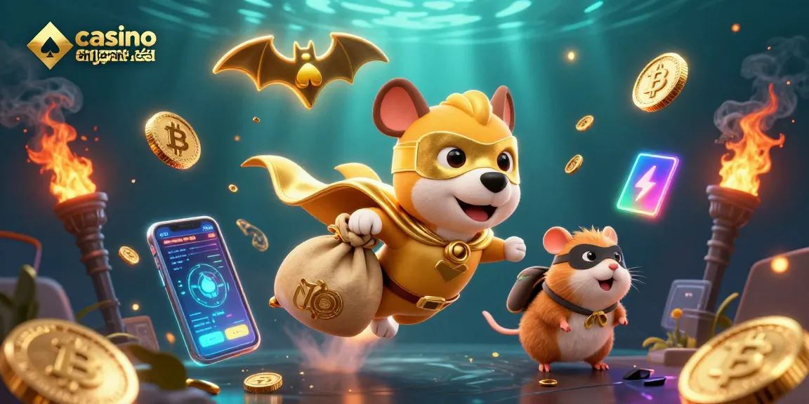 Profitez du frisson du casino en ligne argent réel avec une illustration captivante de personnages 3D animant l'ambiance de jeu.