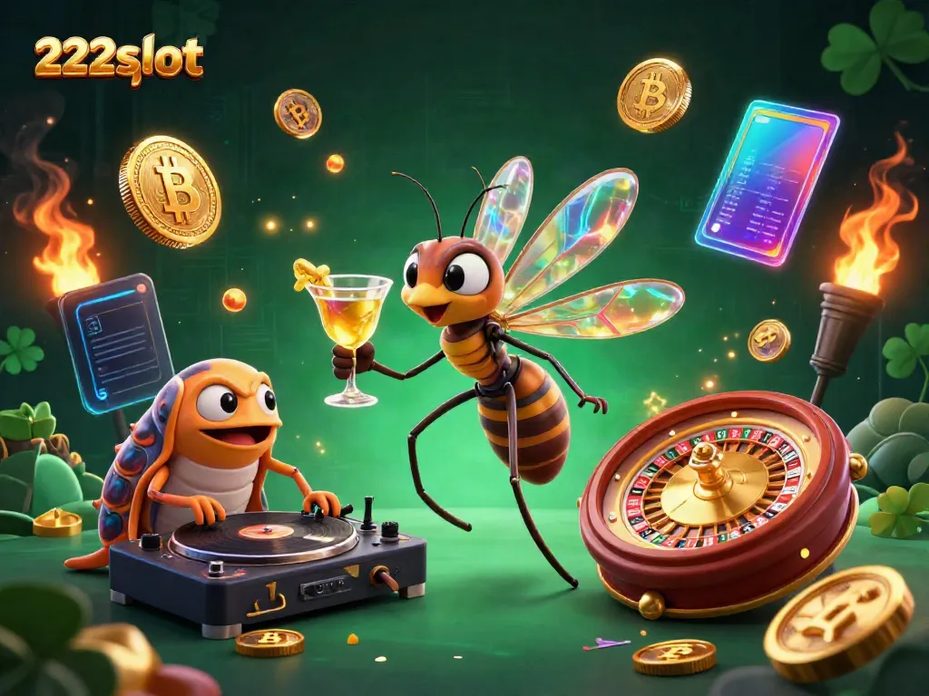Permainan seru 222slot dengan karakter unik dan elemen kripto yang menghibur.