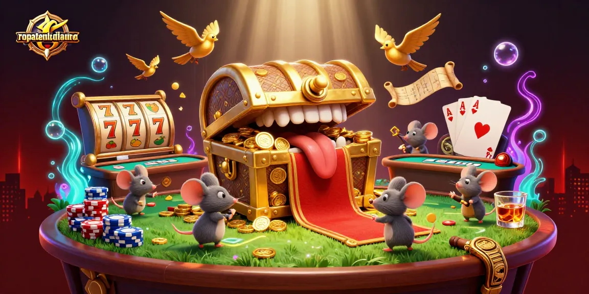 Experience the thrill of ropatendidafanzine's online casino with treasure chests, vibrant jackpots, and gameplay action.