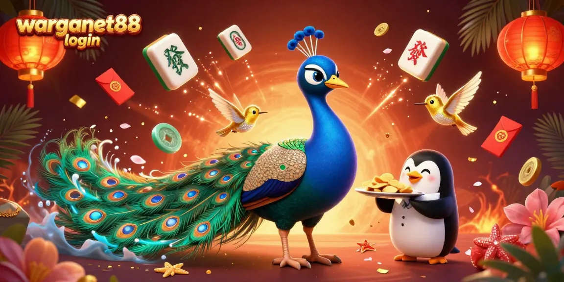 Experience the vibrant warganet88 login scene filled with characters and casino excitement.