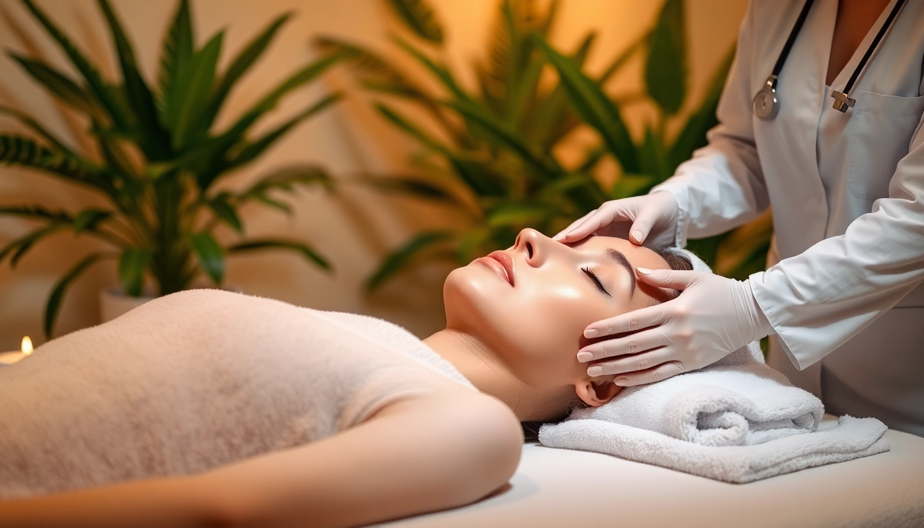 Experience an effective acne treatment facial near me with a calm, professional specialist.