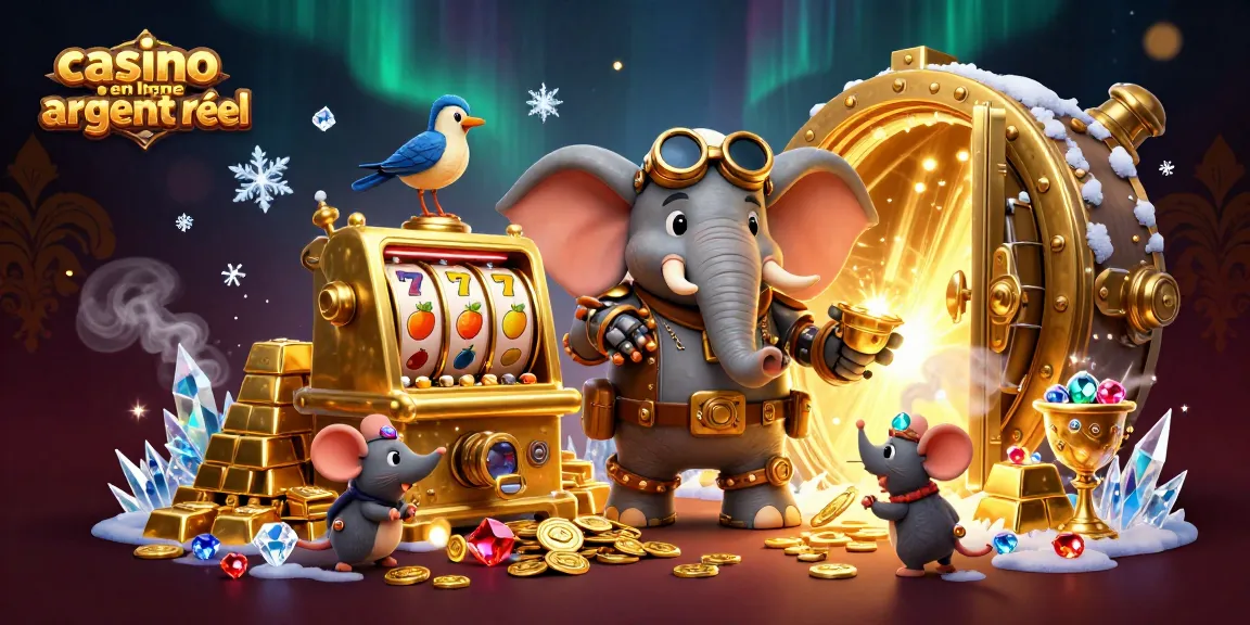Jouez au casino en ligne argent réel avec des machines à sous et des trésors scintillants.