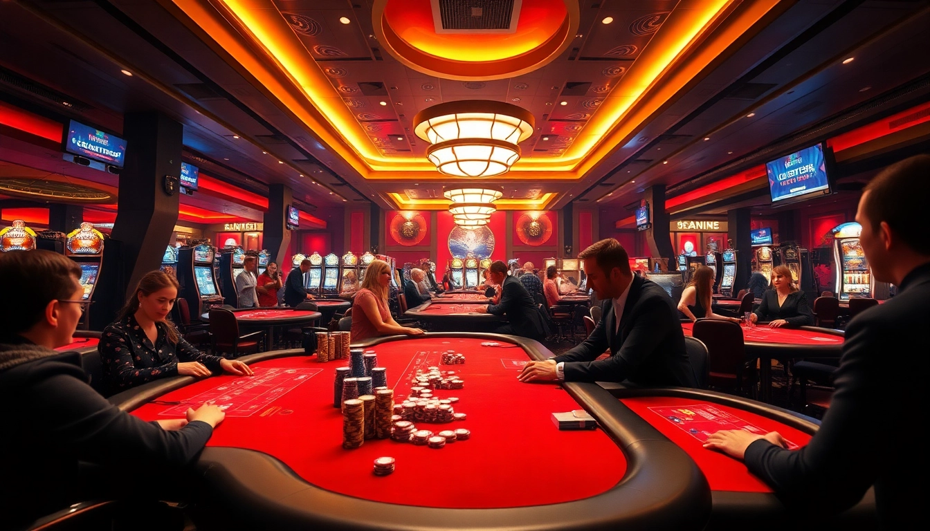 Experience Non gamstop Casino Uk with lively gaming tables and enthusiastic players in a vibrant atmosphere.