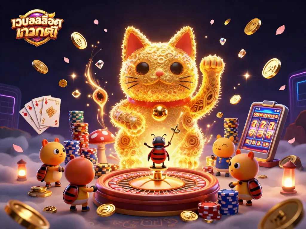 เล่น เว็บสล็อตเว็บตรง แตกดี กับการ์ตูนคาสิโนสุดน่ารักในภาพ 3D