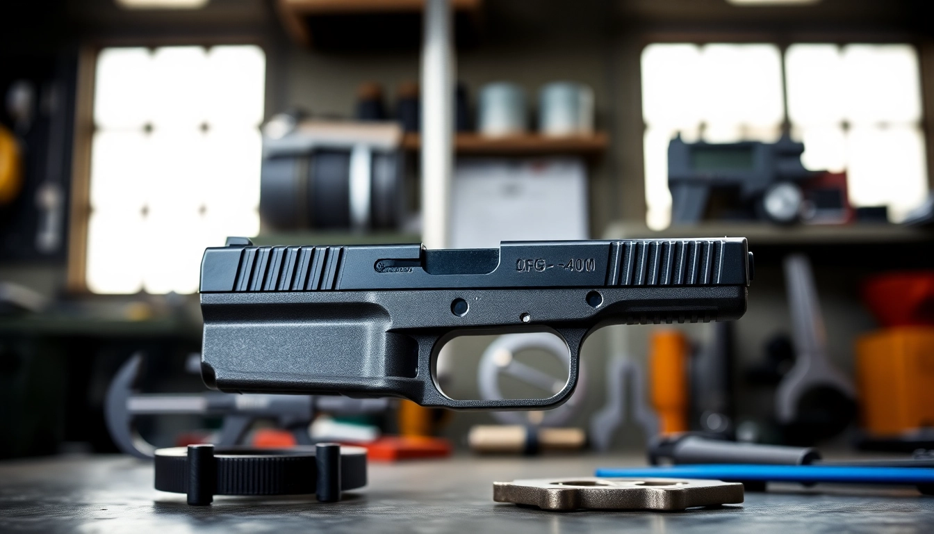 Inspecting the Glock 17 slide OEM highlighting its premium quality and craftsmanship.