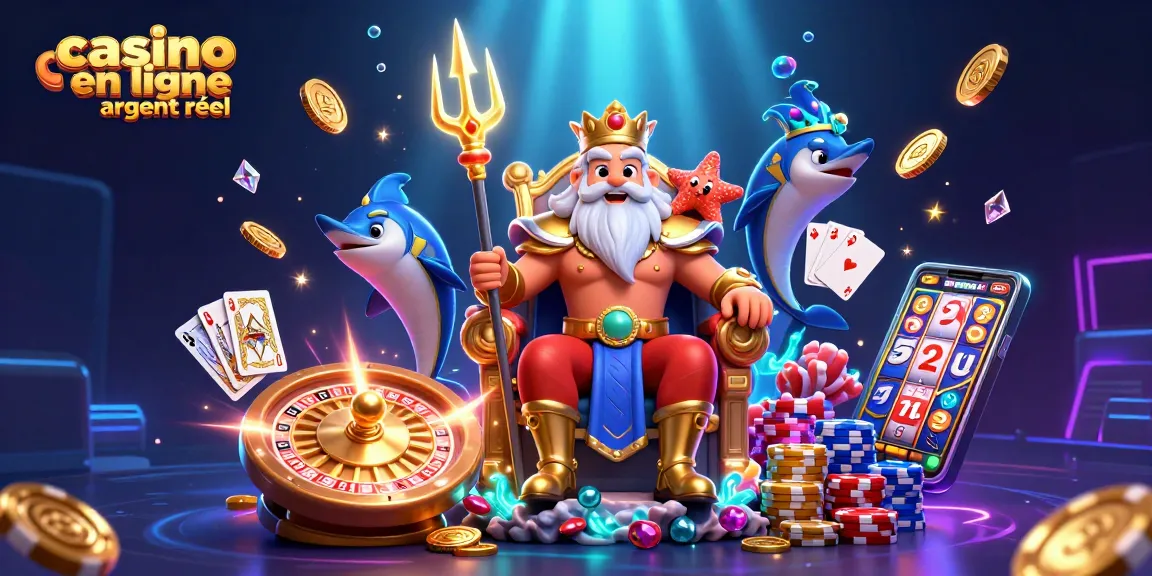 Casino en ligne argent réel, jouez avec Neptune, gains lumineux et ambiance sous-marine