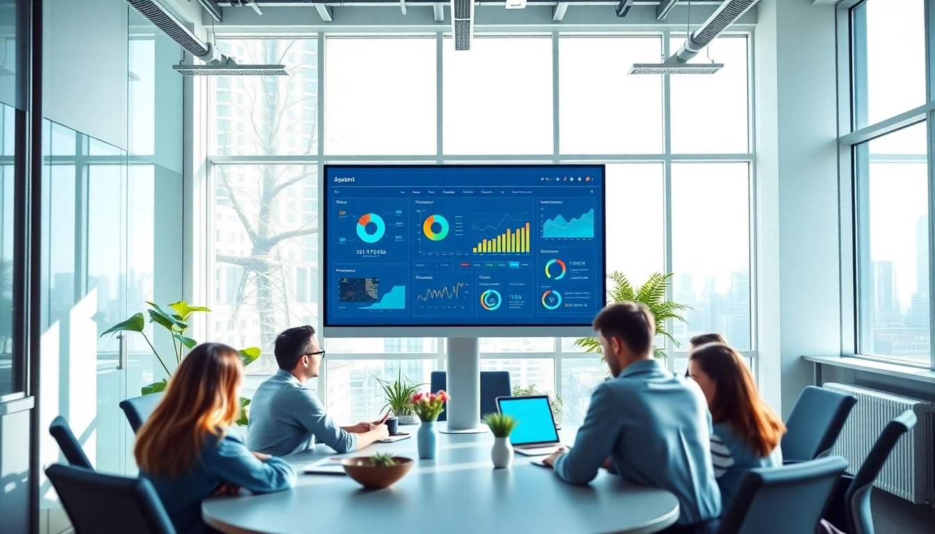 Visualize the enterprise assistant platform showcasing teamwork and collaboration in a modern office environment.