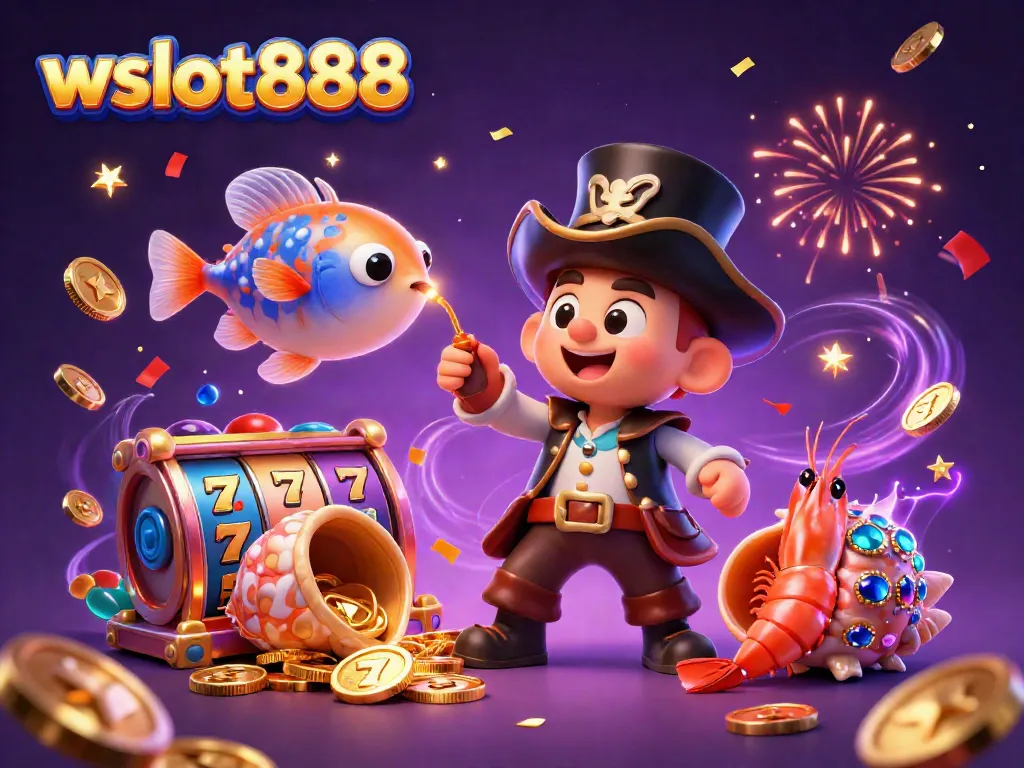 Menangkan jackpot bersama wslot888 dalam ilustrasi kasino bawah laut yang memikat