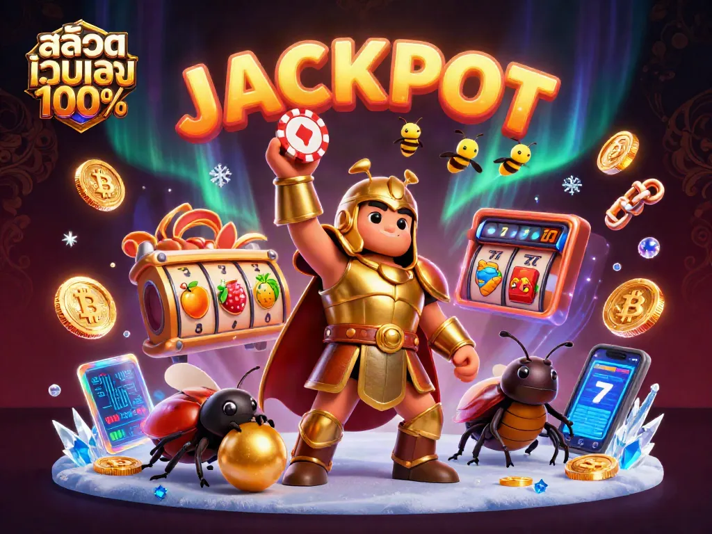 สล็อตเว็บตรง100% เข้าเล่นเกมสล็อตออนไลน์ลุ้นรางวัลแจ็คพอตใหญ่ได้ง่ายๆ