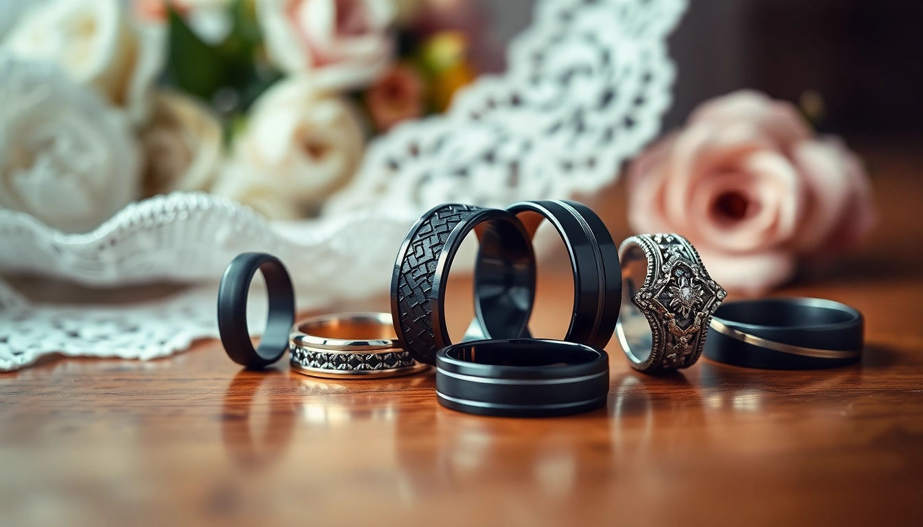 Exquisite Black Wedding Rings for Men: Bold Choices for Modern Grooms