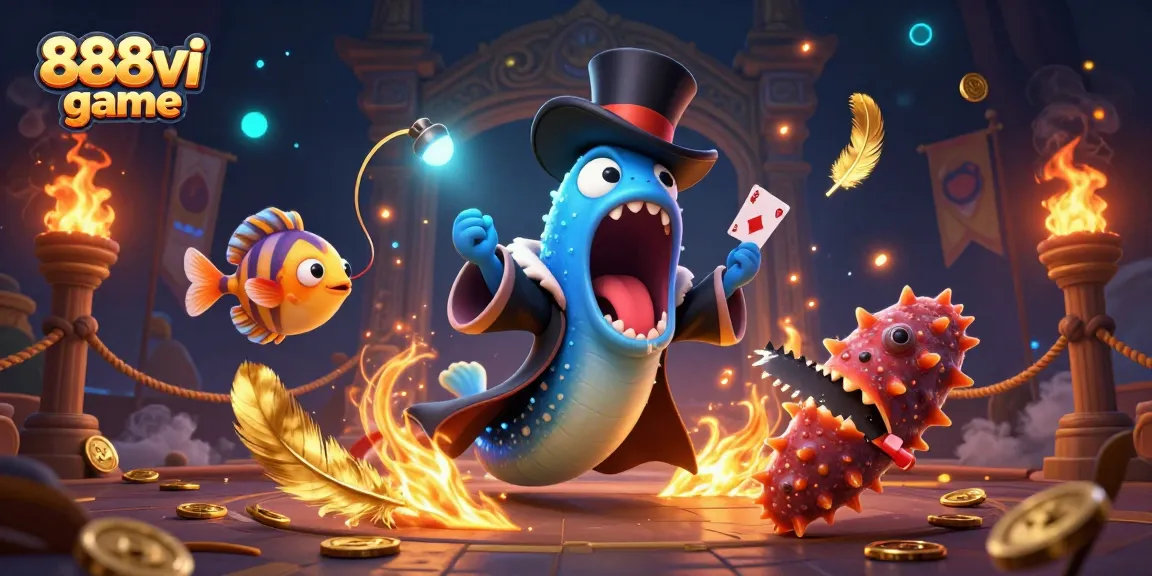 Experience exciting action in the 888vi game with a vibrant magic-themed scene.