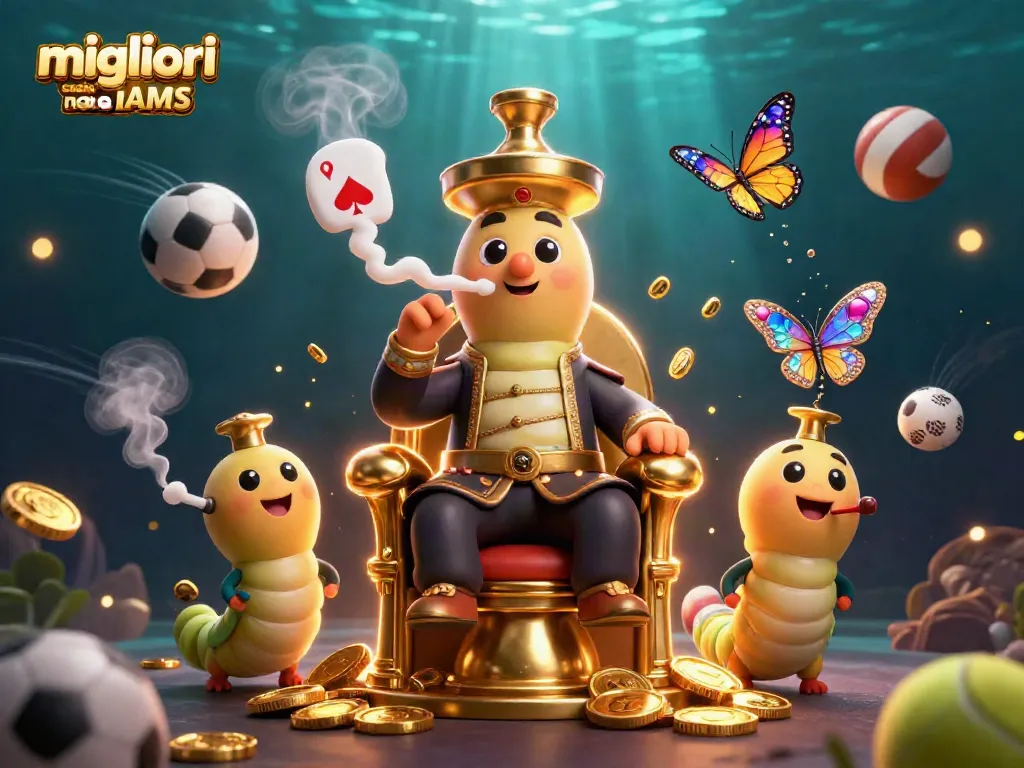 Migliori casino non AAMS: Scopri il mondo dei casinò online attraverso questa illustrazione accattivante che unisce elementi di gioco e fortuna.