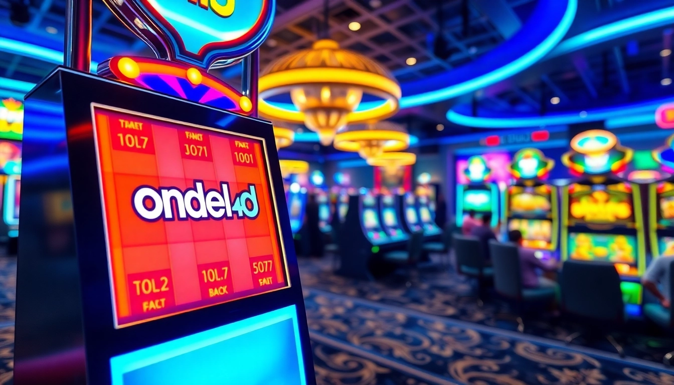 Bermain slot ondel4d slot dengan mesin yang modern dan menarik dalam suasana kasino virtual.