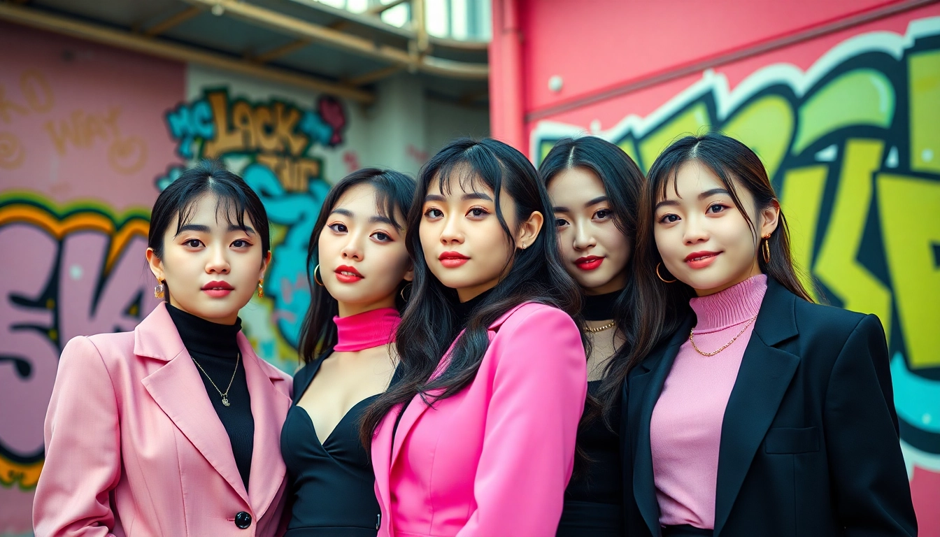 Engaging photo of blackpink members showcasing their unique styles and vibrant personalities.