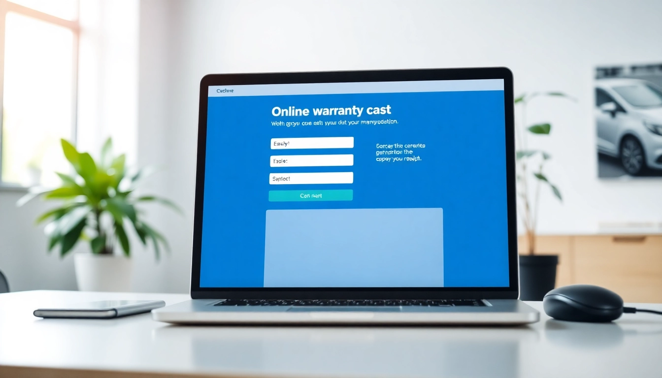 Obtain an online warranty quote with seamless digital solutions in a professional setting.