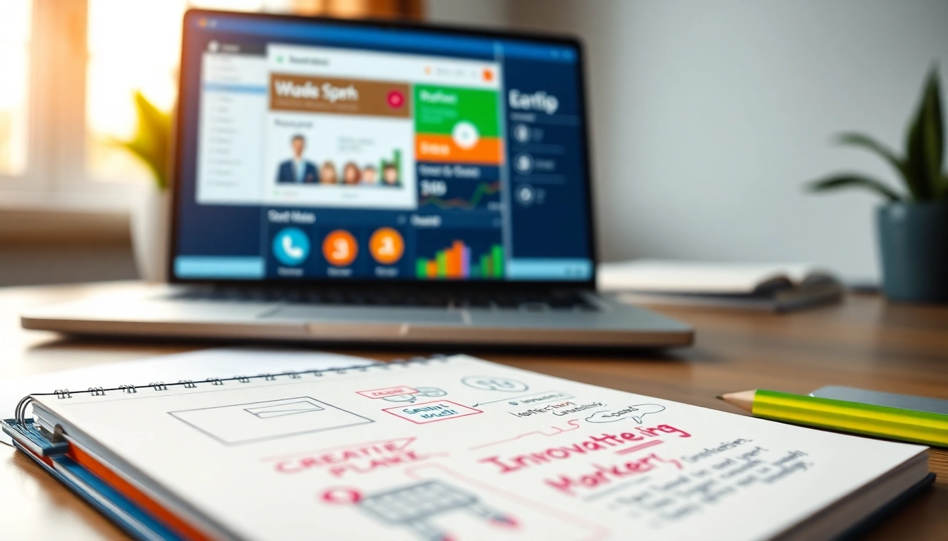 Craft a winning hubspot marketing email with engaging visuals and strategies in a creative workspace.
