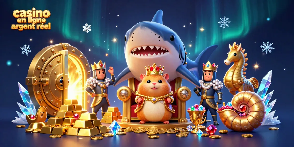Jouer sur le casino en ligne argent réel avec le roi hamster et ses gardes lors d'une aventure magique.