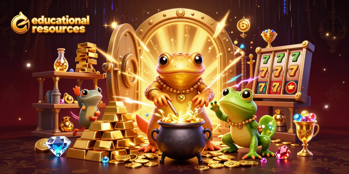 Experience the magical transformation of base metals into gold with educational resources in this vibrant casino scene.