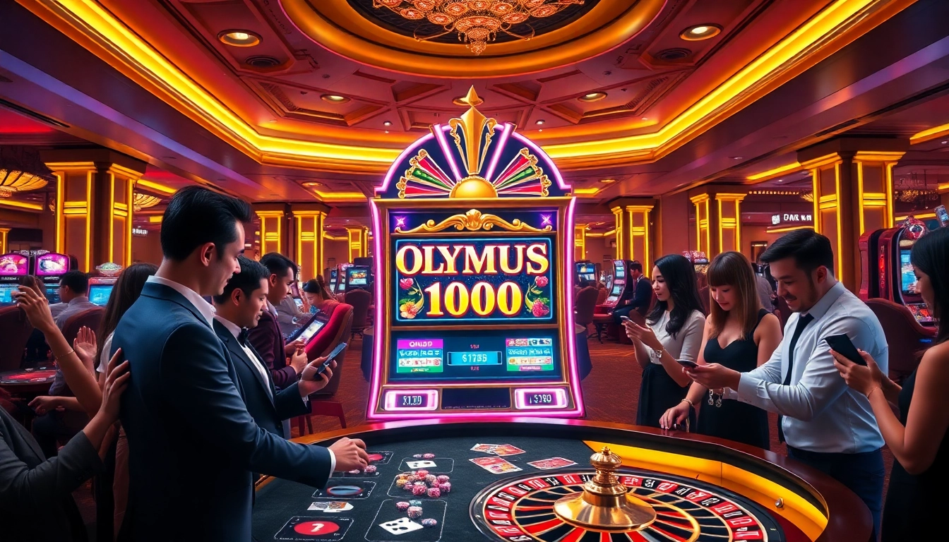 Experience the thrill of playing Olympus 1000 at a luxurious casino.