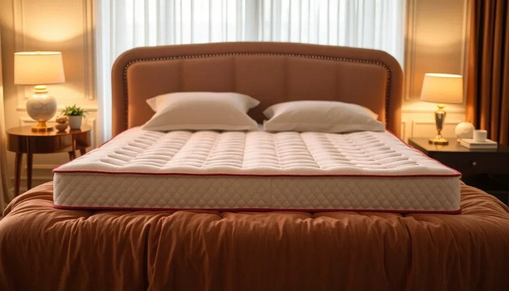 Materasso una piazza e mezza in una camera accogliente, mostra la sua comodità e design.