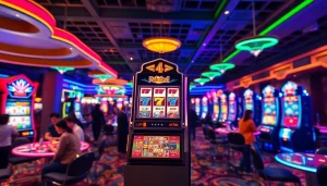 Rasakan keseruan bermain pakde4d slot machine di kasino yang cerah dan enerjik.