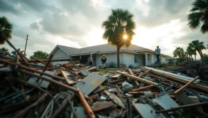 Assessing Florida hurricane damage with construction efforts in progress