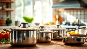 Cook delicious meals with quality WMF cookware NZ displayed elegantly in a professional kitchen setting.