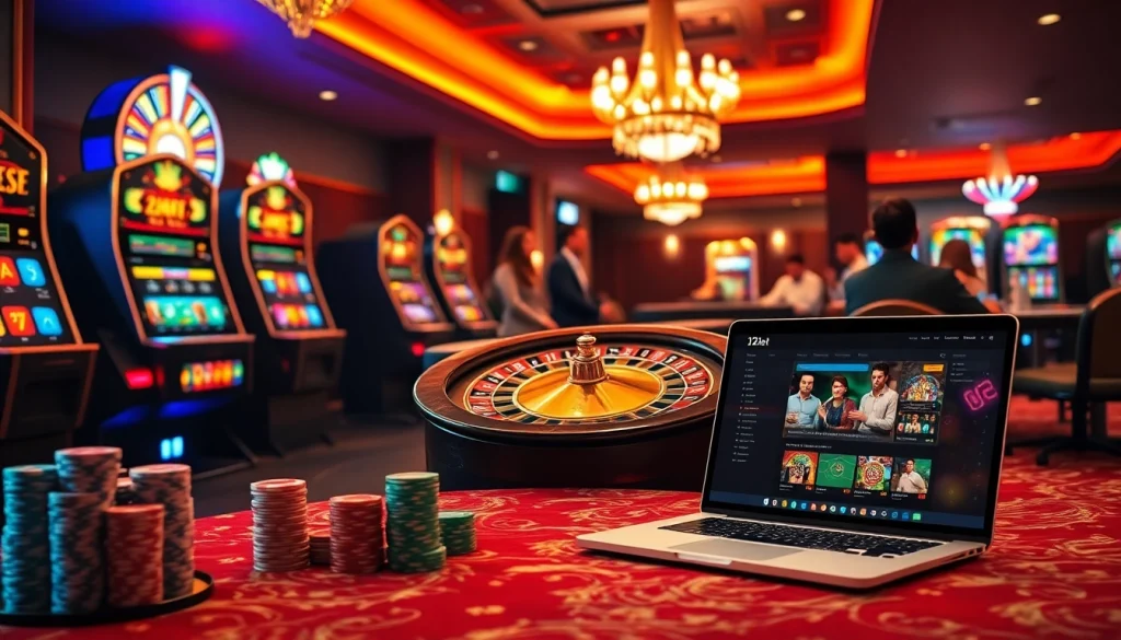 12bet's thrilling online gambling experience with dynamic roulette action and vibrant casino elements.