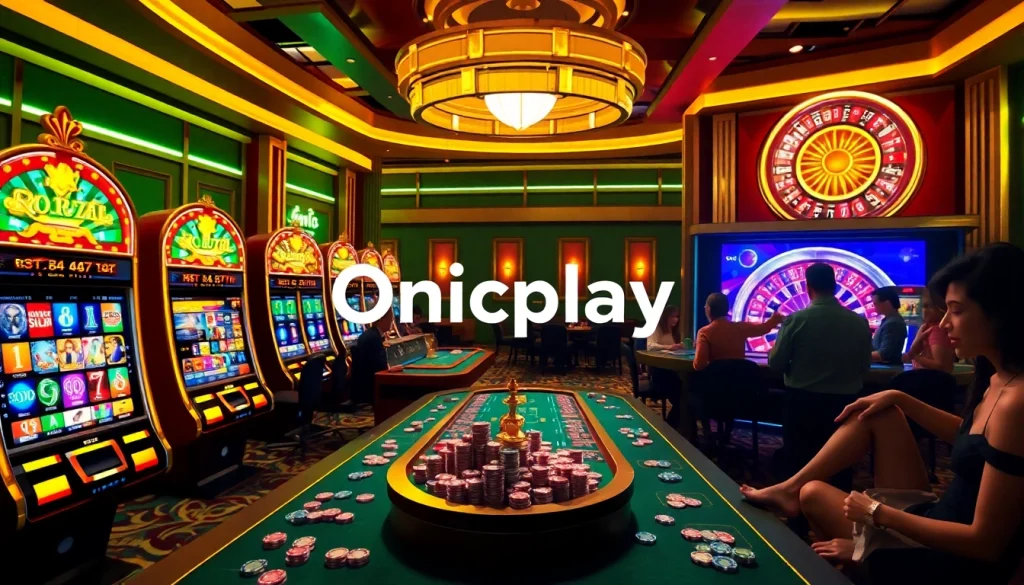 Experience the excitement of winning onicplay with vibrant slot machines and engaging gameplay.