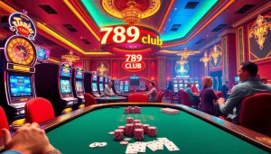 Experience the thrill of the 789 club with vibrant slot machines and engaging table games.