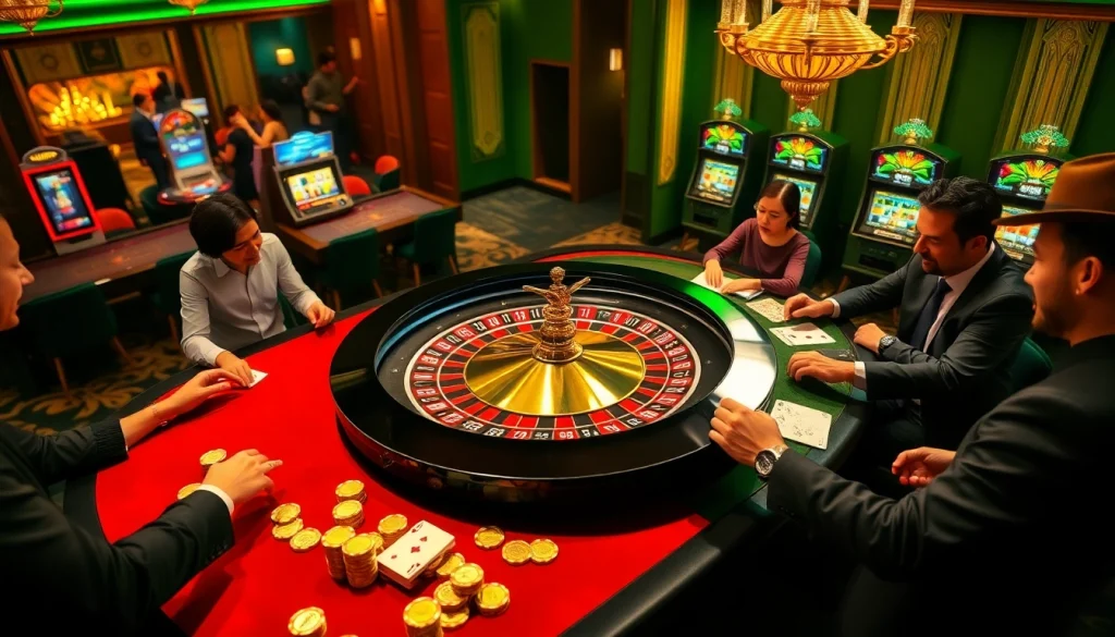 Rasakan sensasi sumo togel di kasino mewah lengkap dengan rolet, chip, dan kartu.